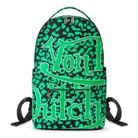 Von Dutch Green Cheetah Backpack
