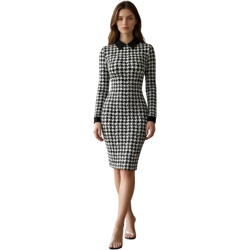 black and white checkered bodycon dress Burgundy Twill Shawl Tuxedo Jacket main image 1
