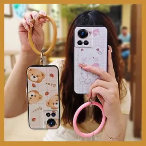 Ring Youth Phone Case For One Plus Ace 5G/1+ACE 5G/1+10R Dirt-resistant Bracelet Cute Protective Anti-knock Cartoon Personality heat dissipation Creative Soft Case Waterproof