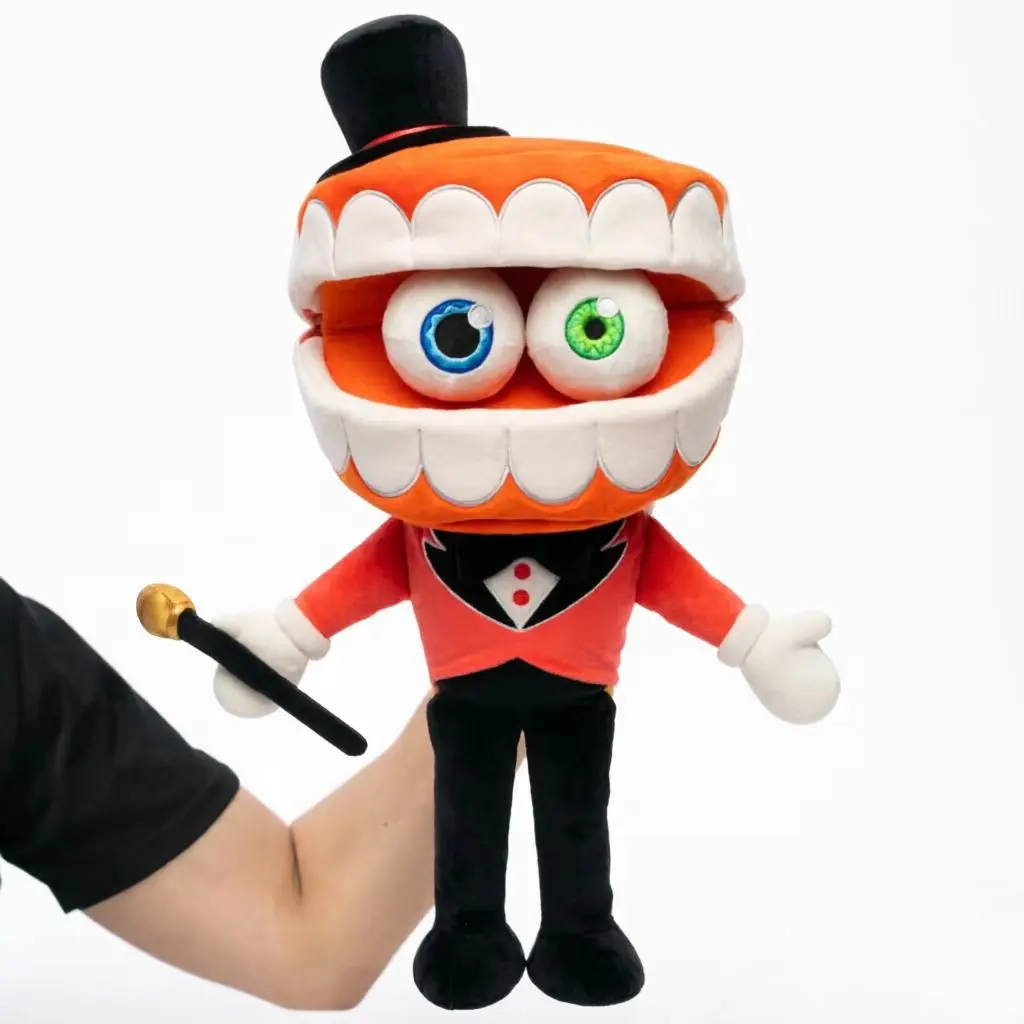 The Amazing Digital Circus Caine Adorable Design Stuffed Toy - 2-Styles Soft Huggable Stuffed Doll, Stuffed Animal Gift, Plush Pillow, Home Decor, Kids Birthday Gift, Stuffed Animal Gifts
