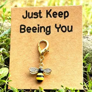 Just Bee Yourself Positivity Encouragement Gift, Cute Friendship Present, Isolation Gift, Holiday Decorations, Party Favors