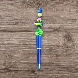 Doorables Beaded DIY Pens - Colorful Beaded Pens with Unique Designs for Crafting and Fun