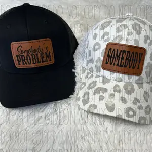 Combo 2 Hat - Somebody's Problem Couple Hats Bundle - His & Her Snapback, Trucker Hat, Gift for Love