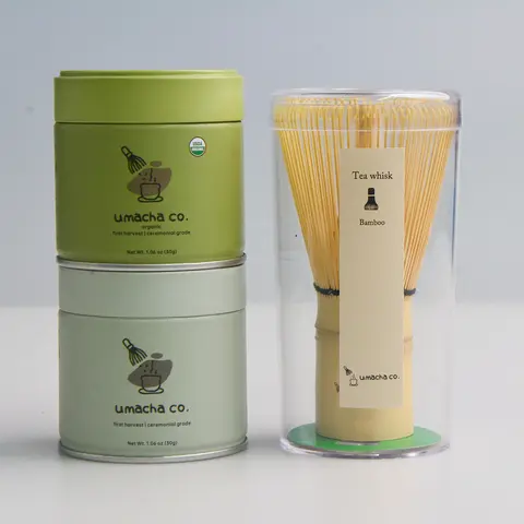 Umacha Co. Organic First Harvest Ceremonial Matcha 30g USDA Certified Ceremonial Grade Green Tea Powder Beverage
