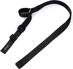CVLIFE Rifle Sling with Quick Adjust Loop 1.25" Wide Tube Webbing Two Point Sling for Outdoor Sports Black