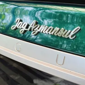 Custom Car Emblems and Badges Letter 3D - Heavy Metal Stick Well Adhensive Tape Automotive Emblems