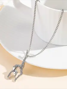 European and American jewelry athlete pendant Korean style Japanese minimalist dance creative sports gymnastics necklace charm necklaces