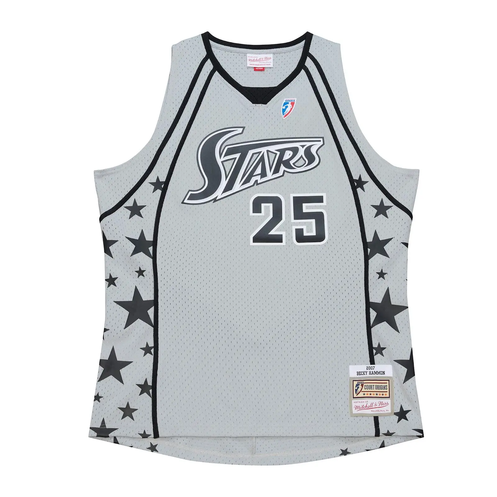 Becky Hammon San Antonio Stars 2007 Silver Swingman Jersey WNBA Throwback Basketball Fan Gear Mitchell & Ness
