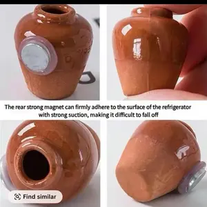 Mini Ceramic Vase Refrigerator Magnets - Simple Product Title Using Provided Information Only