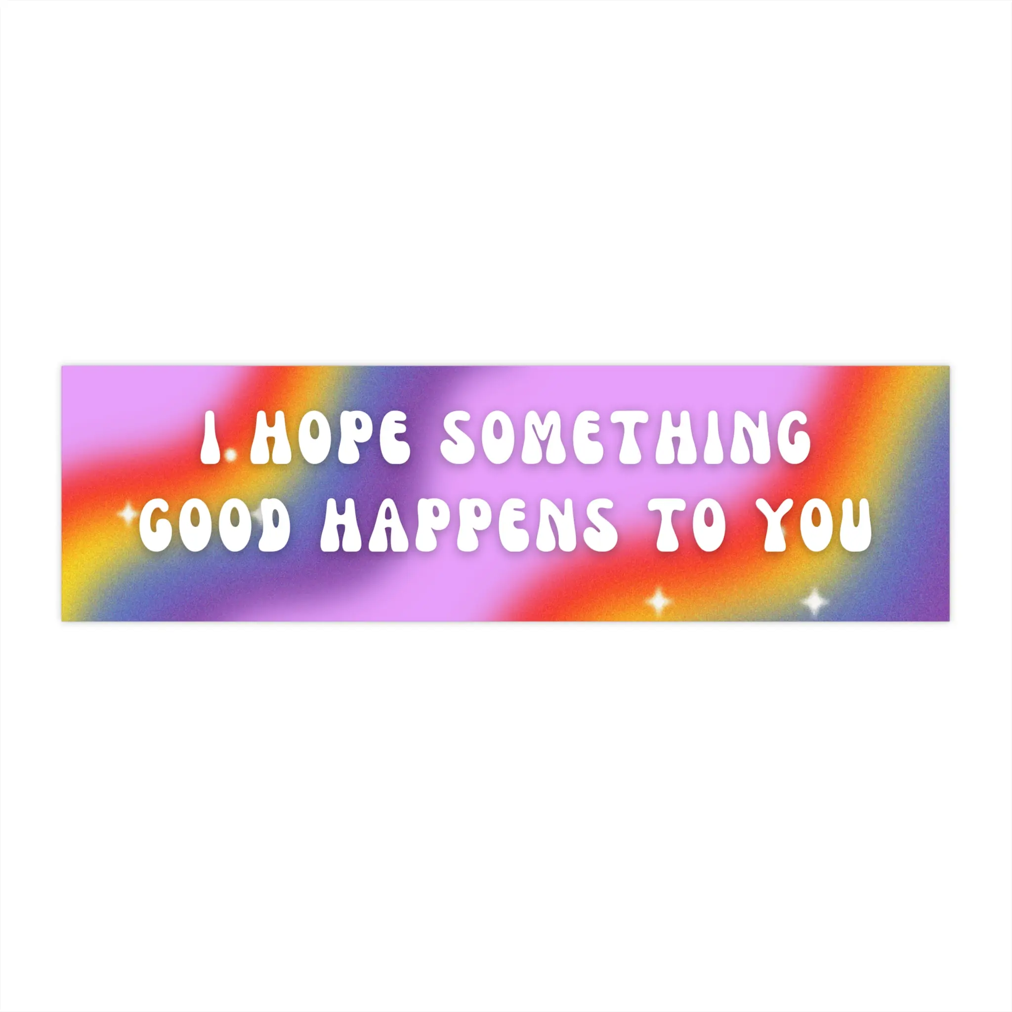 Vibrant Positive Vibes Bumper Stickers, Inspirational Car Decals, Hopeful Quotes for Cars, Affirmation Stickers, Fun Gift Ideas