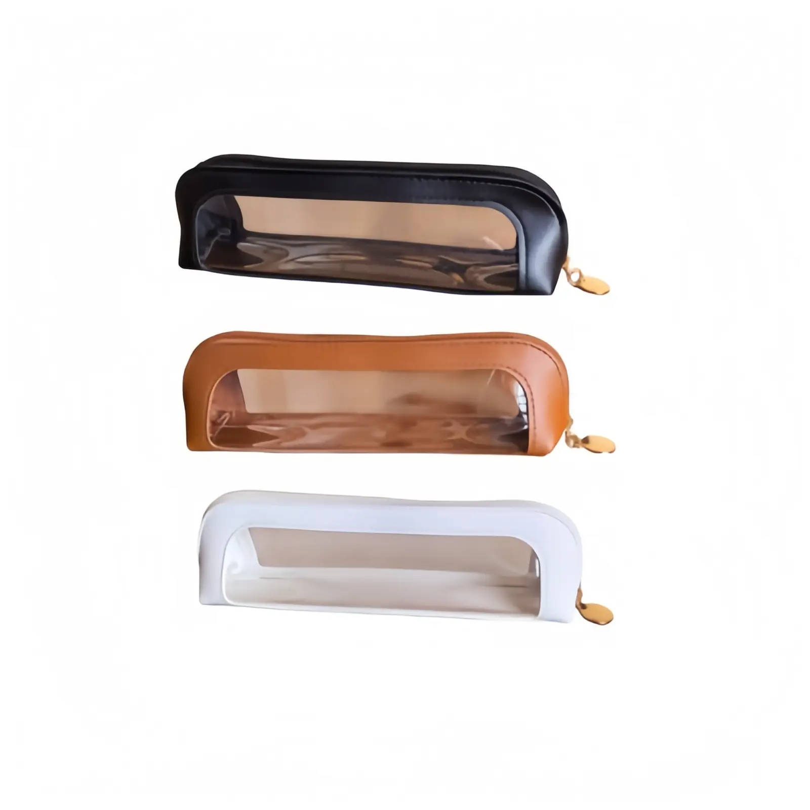 Eyebrow Brush Storage Box - Beauty Makeup Tool Organizer, Available in Black, White, Brown Colors