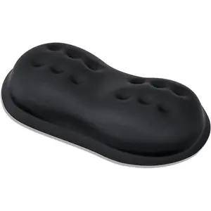 X-MUP04  Mouse Wrist Rest, Desk Wrist Pad for Mouse, Comfortable Computer Mouse Wrist Support, Ergonomic Wrist Rest with Memory Foam Fillings, Non-Slip Base (Black)