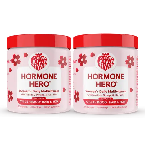2pk - Hormone Hero Capsules, Peach Perfect