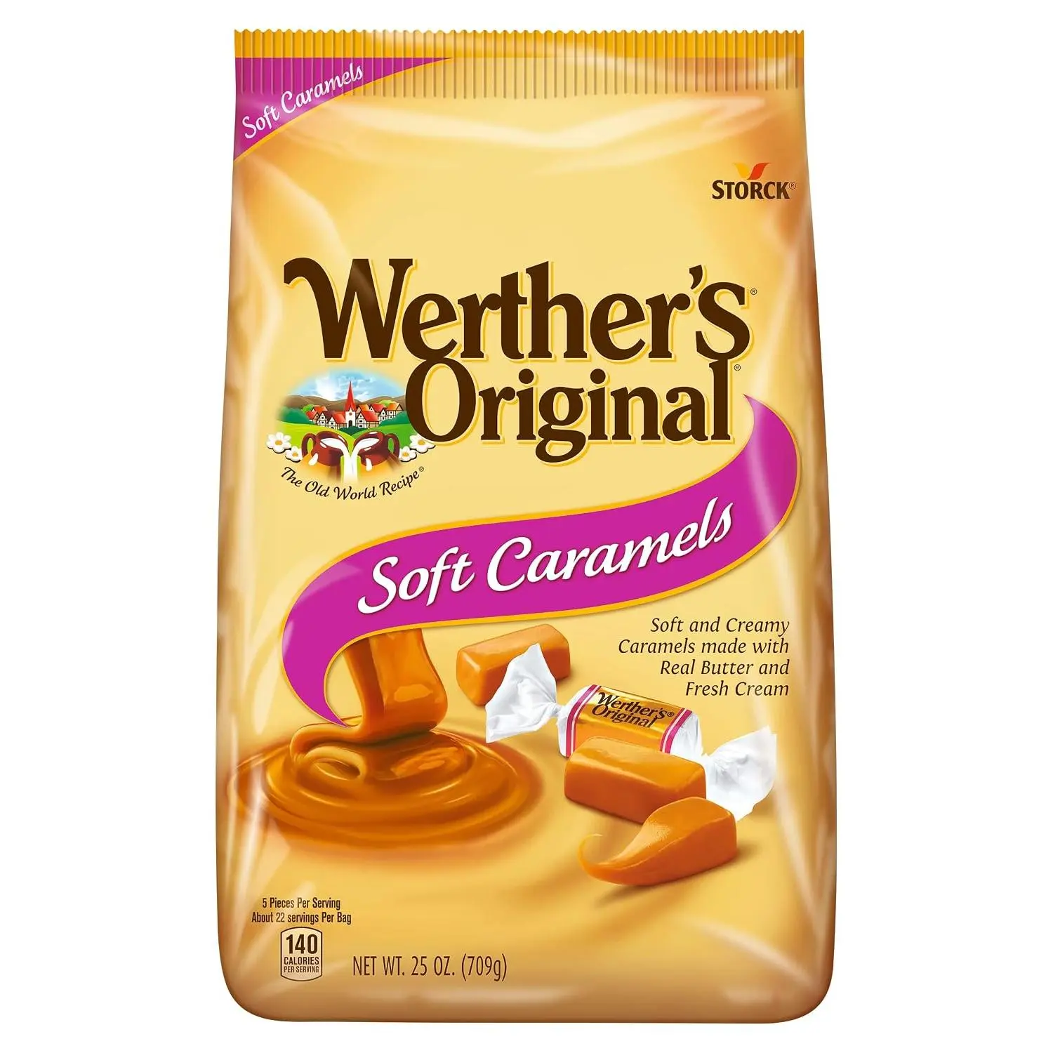 Werther's Original Soft Caramel Candy, 25 Oz Bag