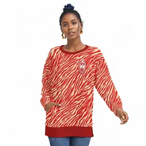 Delta Sigma Theta Side Split O-neck Sweatshirt
