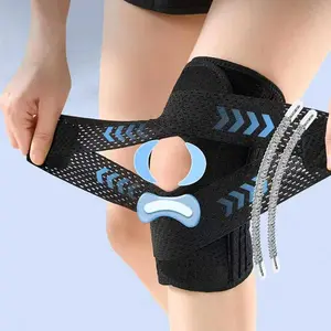 Knee Brace with Side Stabilizers for Meniscal Tear Knee Pain ACL MCL Arthritis Injuries Recovery, Breathable Adjustable Knee Support for Men and Women knee compression  brace