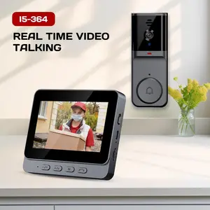 Wireless Security Doorbell Camera with Ring Chime PIR Motion Detection HD Night Vision Live View 2-Way Audio Instant Alerts and Cloud Storage