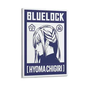 Blue Lock Anime Poster (20) Canvas Poster Bedroom Decor Sports Landscape Office Room Decor Gift Frames Wall Ornaments Artistic