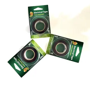 Duck Brand  Professional Electrical Tape, 0.75-Inch by 20-Feet, 3 Rolls, Black. (3 Pack)