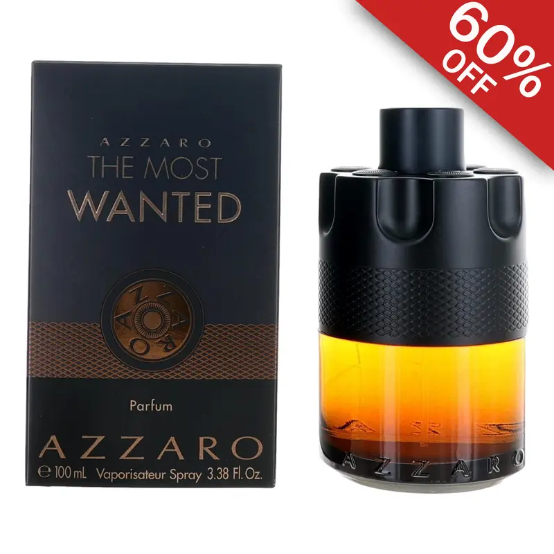 Azzaro The Most Wanted Parfum Spray for Men - Authentic Men's Cologne, 3.3 oz/100ml Bottle, Long-Lasting Perfumes, All Seasons Use, Ideal for Gifting (Beauty & Personal Care)