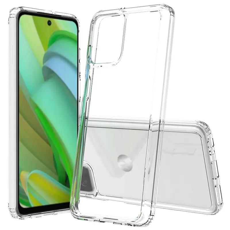 Clear Case for Moto G Power 5G (2023), Aquaflex Semi-Flexible TPU [Shock Absorbing] Transparent Phone Cover for Motorola XT2311 Series