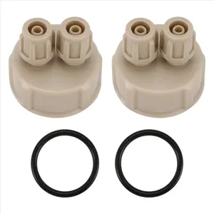 Aquarium Multifunction 2Pc DIY CO2 System Kits Generator Bottle Cap Fish Tank Carbon Dioxide DIY Reactor Quick Screw Cap