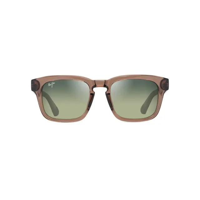 Maui Jim Maluhia Sunglasses HTS643-01 Shiny Trans Light Brown Frame Maui HT™ Lenses