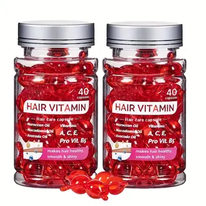 Hair Vitamin Capsule, 2 Counts Hair Serum Oil Capsule, Moisturizing Hair Care Product for Dry & Damaged Hair, Hair Care & Styling Product for Women & Men