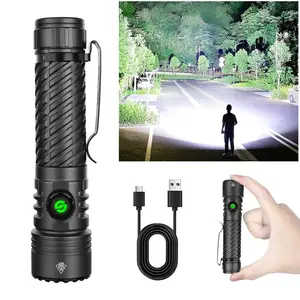 Rechargeable Flashlight Strong Light Ultra Bright Portable Outdoor Camping Flashlight Home Ultra Long Endurance Lighting Six Modes