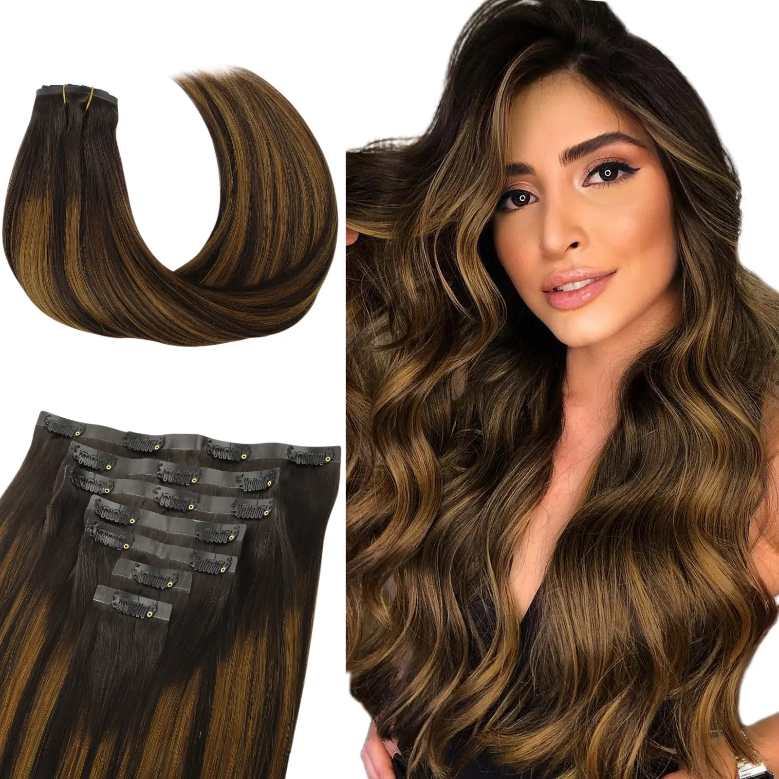 #2/6/2 Dark Brown Balayage