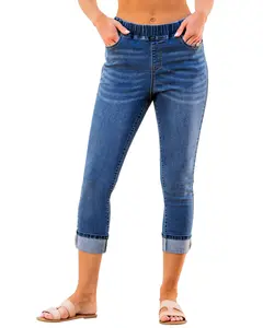 GRAPENT Pull On Jeans for Women High Waisted Skinny Capri Pants Trendy Stretch Denim Cropped Jeans Crop Jeggings Capris SpringStatements
