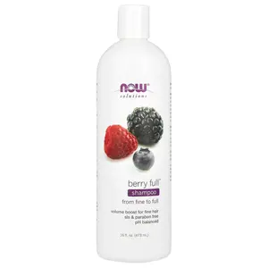NOW Foods Solutions, Berry Full Shampoo, From Fine to Full, 16 fl oz (473 ml)