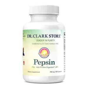 Pepsin, 700 mg 100 capsules