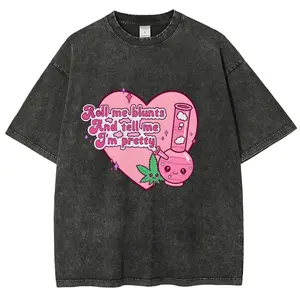 Roll Me Blunts And Tell Me I'm Pretty Kawaii Cannabis T-Shirt