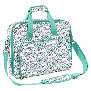 New Lake Blue Knitted Embroidery Storage Bag, Cross Stitch Thread Sewing Tool Organizer, Portable Craft Supplies Holder