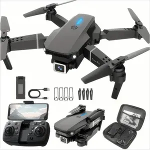 【Ships Today】Drone With Camera For Adults, 1080p HD Foldable Drone With Stable Hover, 60° Flips, 3-Gear Speeds, One Key Take Off/Land, Toys Gifts, Beginner For Christmas Gifts