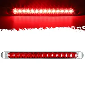 Partsam 17 Inch Led Trailer Sequential Turn Left Right Signal Light Bar