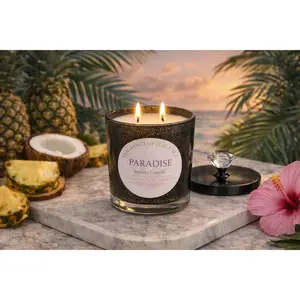 Paradise  Lotion Candle 15oz double wick 72 hour burn