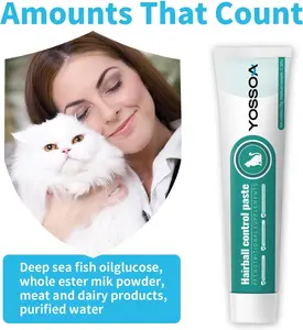 Cat Hairball Remedy, Hairball Remedy Gel for Kittens Pet, Care Cat Hairball Supplement-Hairball Treatment for Cats Furball Control Relief Remedy & Digestive Support Hair Ball Relief for Cats