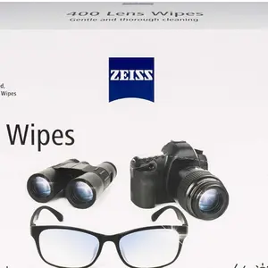ZEISS Pre-Moistened Alcohol Wipes for Glasses - Pack of 400