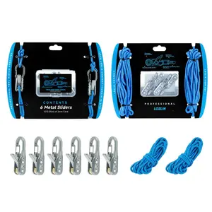 Joytutus Multifunctional Cord Puller - Nylon Braided Cable, Tension Rope with Rope Tension Adjuster for Car Repairs, Outdoor Camping Tent Fixing