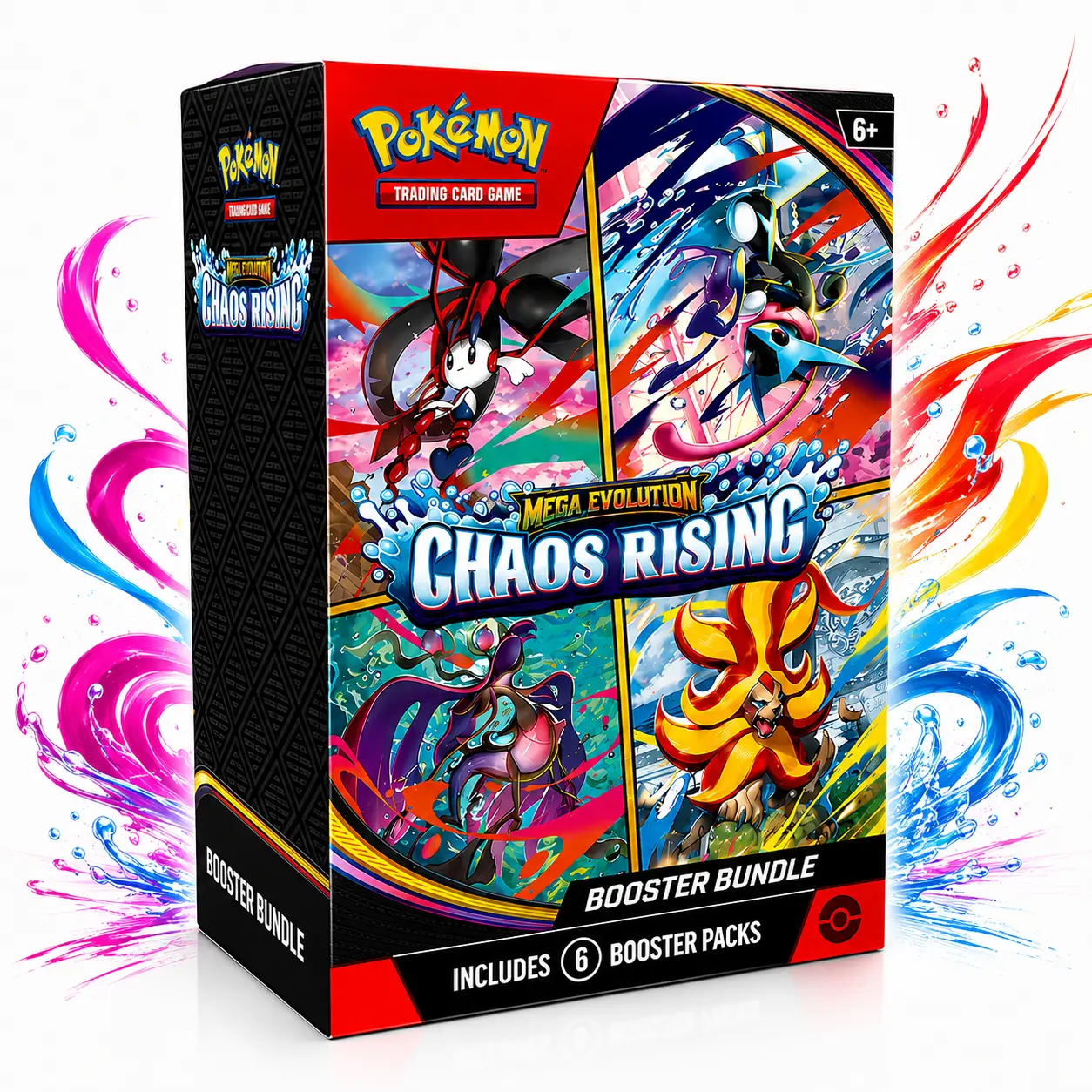 Pokemon Trading Card Game: Mega Evolution Chaos Rising Booster Bundle