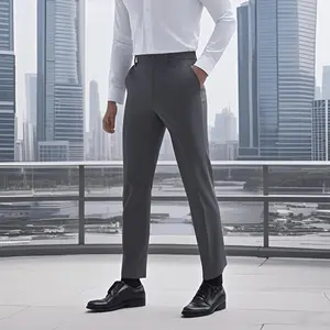 FOSWIE Slimastrouser High Stretch Straight-Leg Pants for Men - Skin-Friendly, Breathable, and Unrestricted Movement