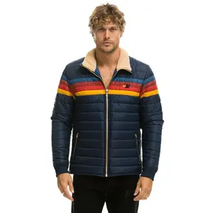 4 STRIPE JACKET - NAVY