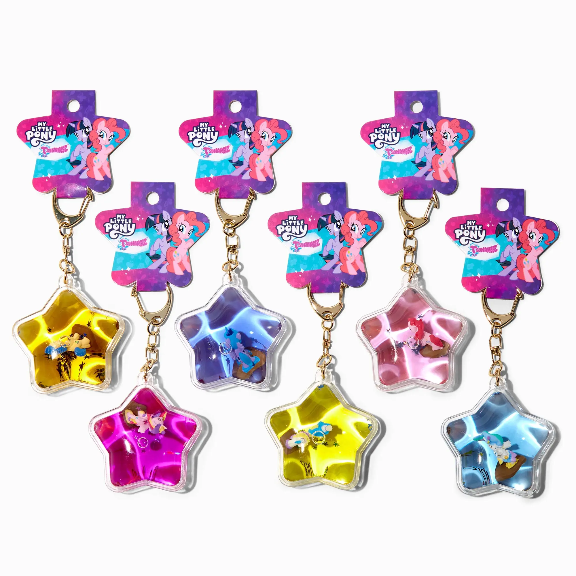 Tsunameez My Little Pony Keychain Lanyard - 1 Random Anime Blind Box Collectible, Cute Keychain Accessory, Water-Resistant Back-to-School Item