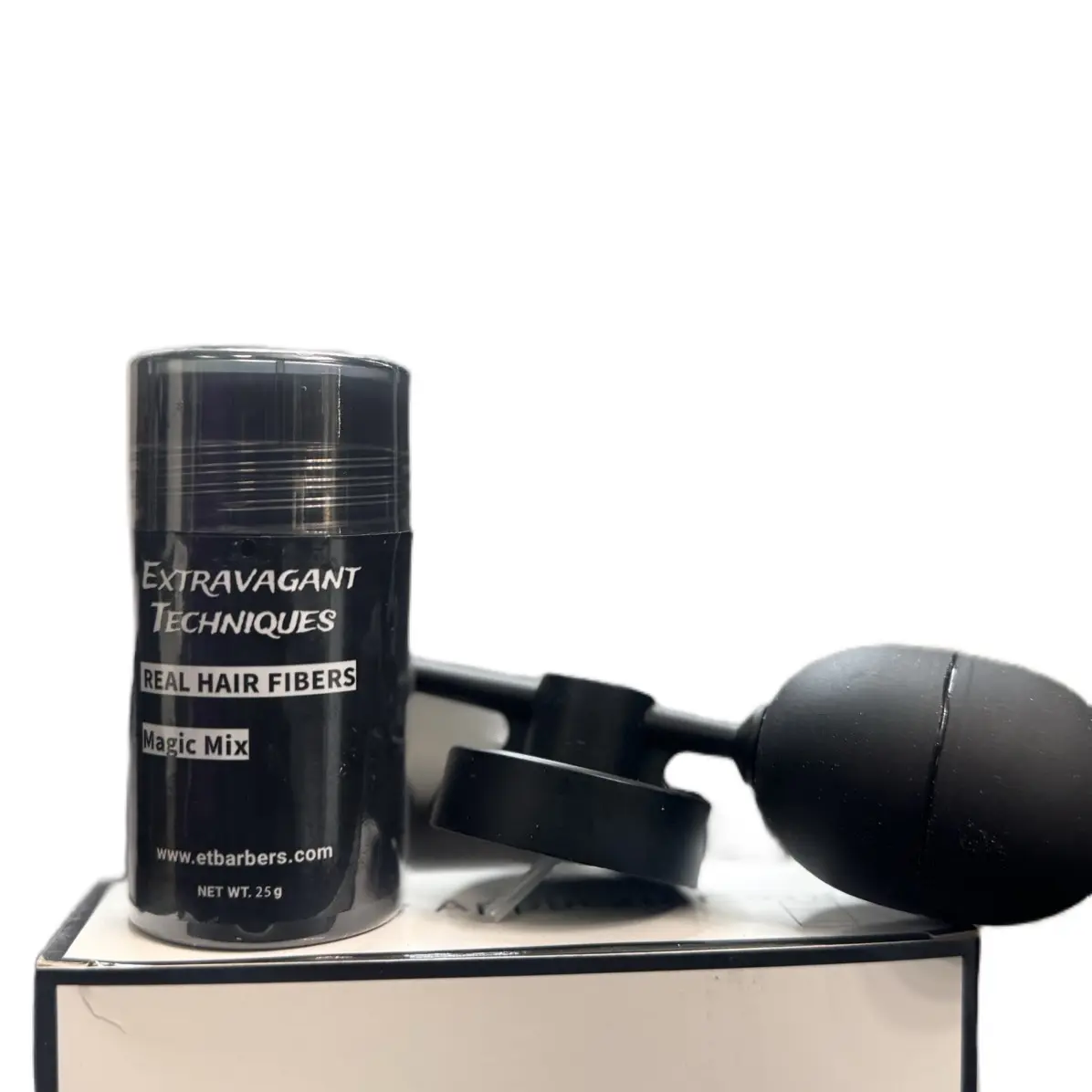 Real Hair Fiber 38g with spray applicator combo +enhancement card Haircare thinning solution, increase hair density Fluffy Texture Powder Styling