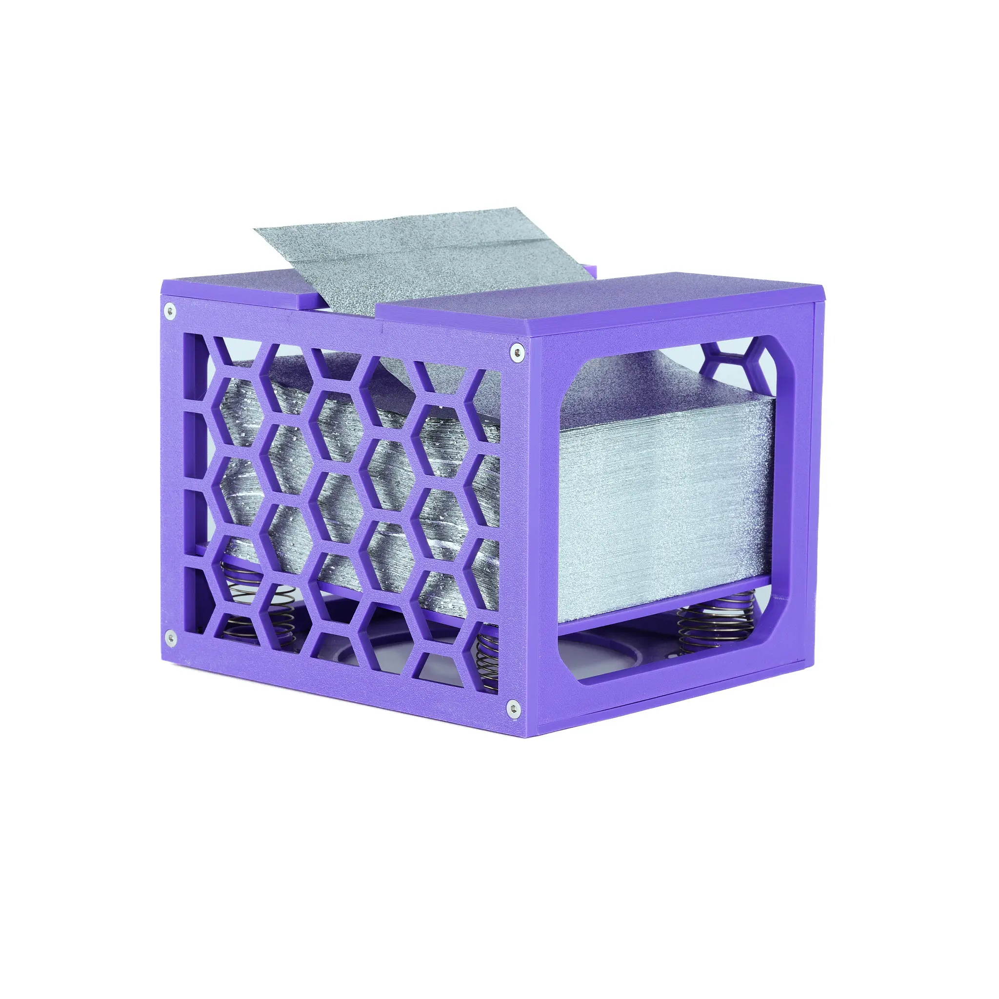 Bravo Box (Purple) Hair Color Foil Dispenser (For all  5X11 Pop-Up Foils)