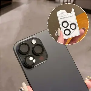 【 iPhone lens film 】100D HD Print metal lens film for Iphone16 Pro Max 15 14  High definition Tempered glass Second stick