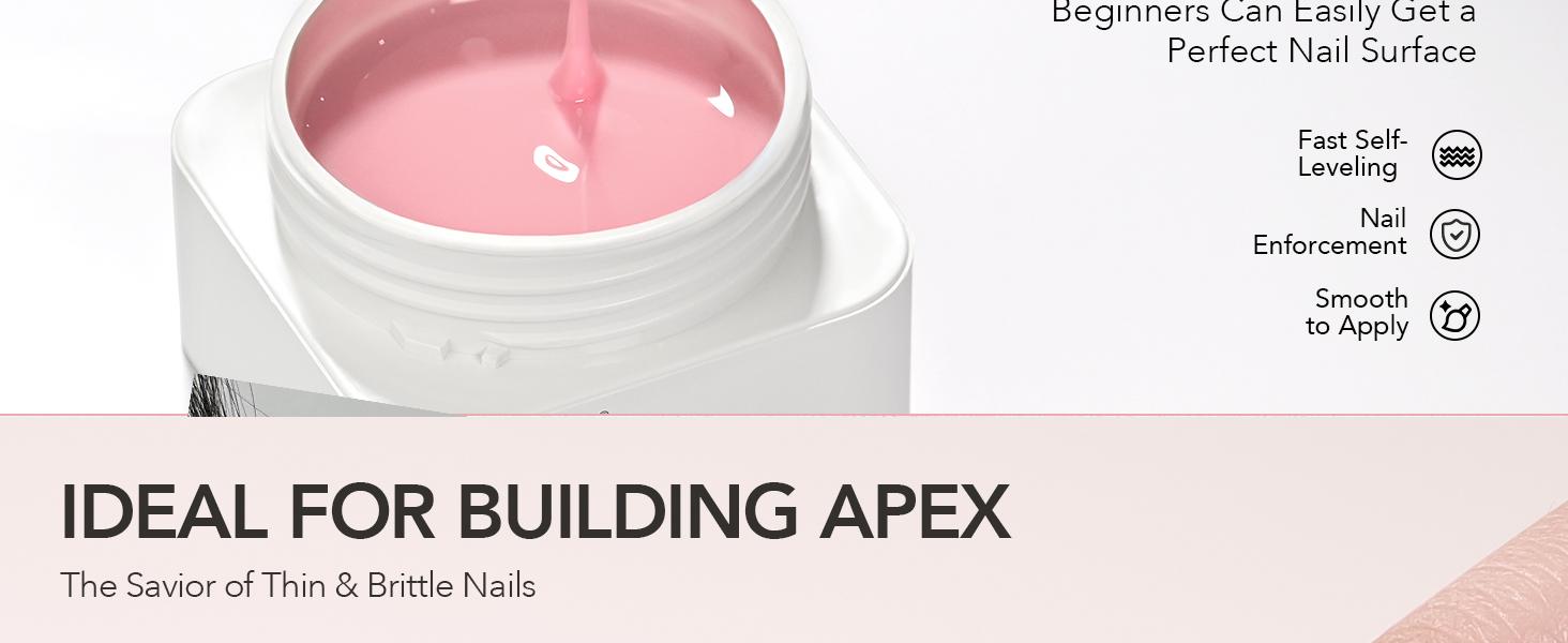 GAOY Colored Builder Base Gel Nail Polish 30g, Builder Gel Nude Pink Natural Jelly, 4-in-1 Soak Off Nail Strengthener, Long Lasting UV Light Cure, Light Pink GAOY Colored Builder Base Gel Nail Polish 30g, Builder Gel Nude Pink Natural Jelly, 4-in-1 Soak Off Nail Strengthener, Long Lasting UV Light Cure, Light Pink