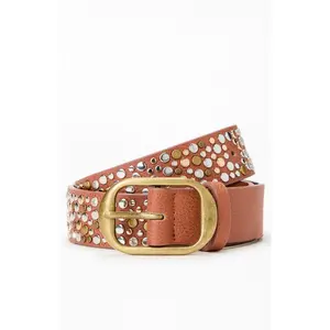 Pacsun Women's Sadie Brown Faux Leather Studded Belt